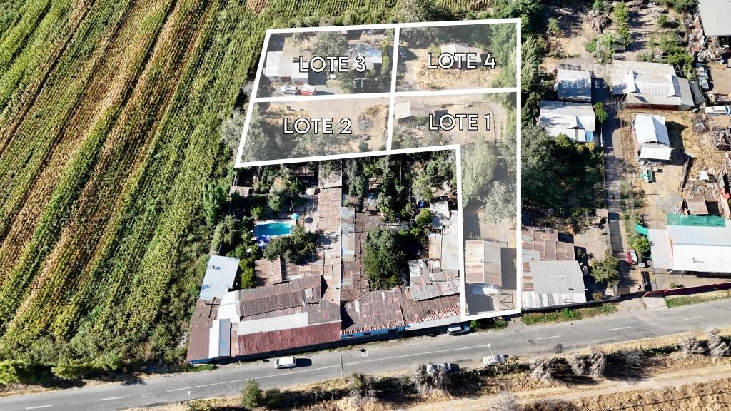 SAN ESTEBAN - VENDE TERRENO DE 3.368m2 CON 4 LOTEOS - LOS OLMOS