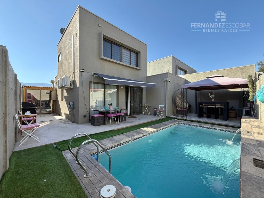 SAN FELIPE - ARRIENDA CASA 3D 3B PISCINA - COND ALTOS DE MONASTERIO