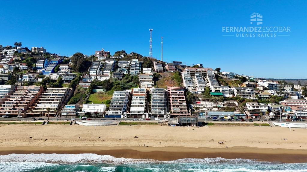 REÑACA - VENDE DEPTO 3D 2B 1E BODEGA - FRENTE A LA PLAYA