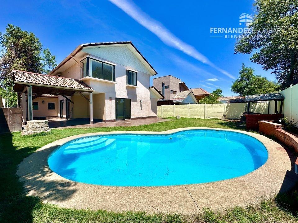 LOS ANDES - ARRIENDO CASA 4D 3B PISCINA - COND. CAMINO DEL INCA