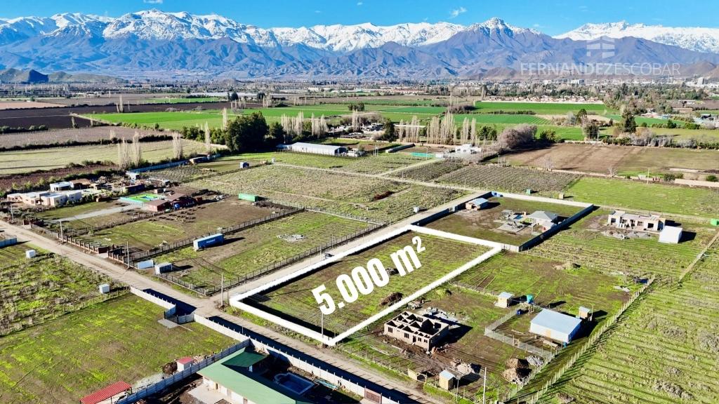 LOS ANDES - VENDE TERRENO DE 5.000m2 COND. HACIENDA LOS VILLARES