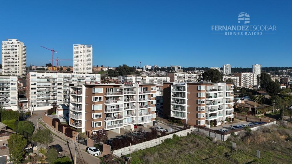 CONCON - VENDE DEPTO ESTILO MARIPOSA 2D 2B 1E BODEGA - LAS ARAUCARIAS