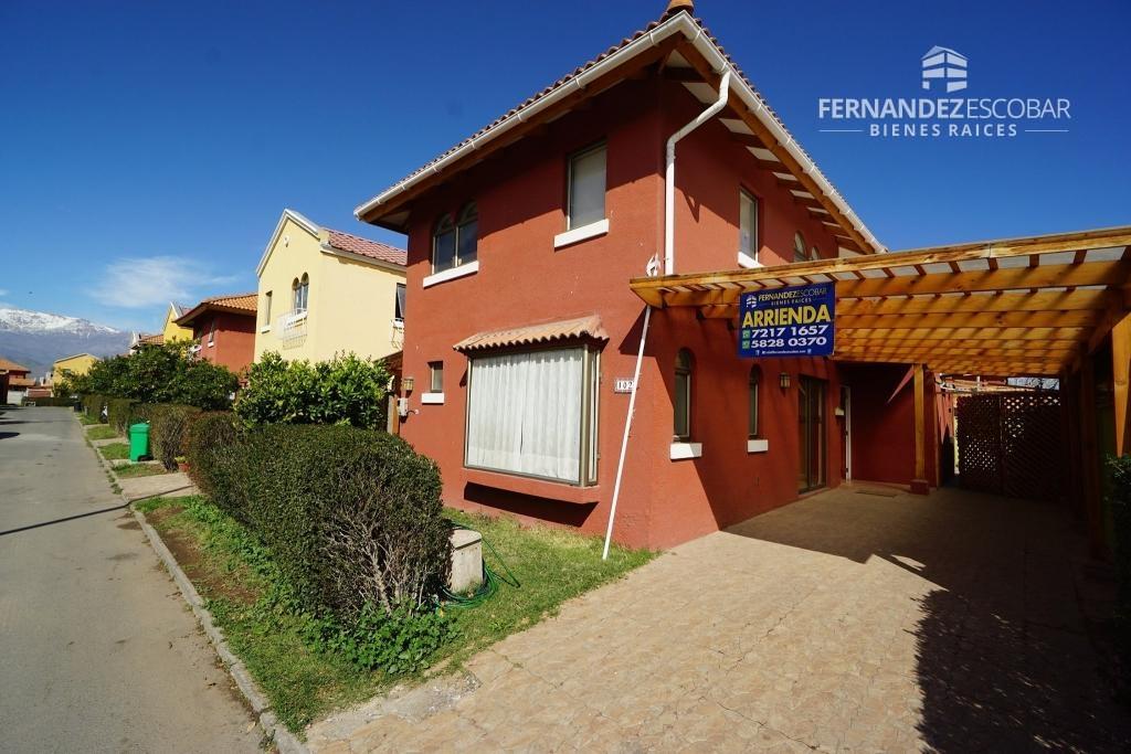 CALLE LARGA - ARRIENDA CASA 3D 3B - COND. LOS MAITENES