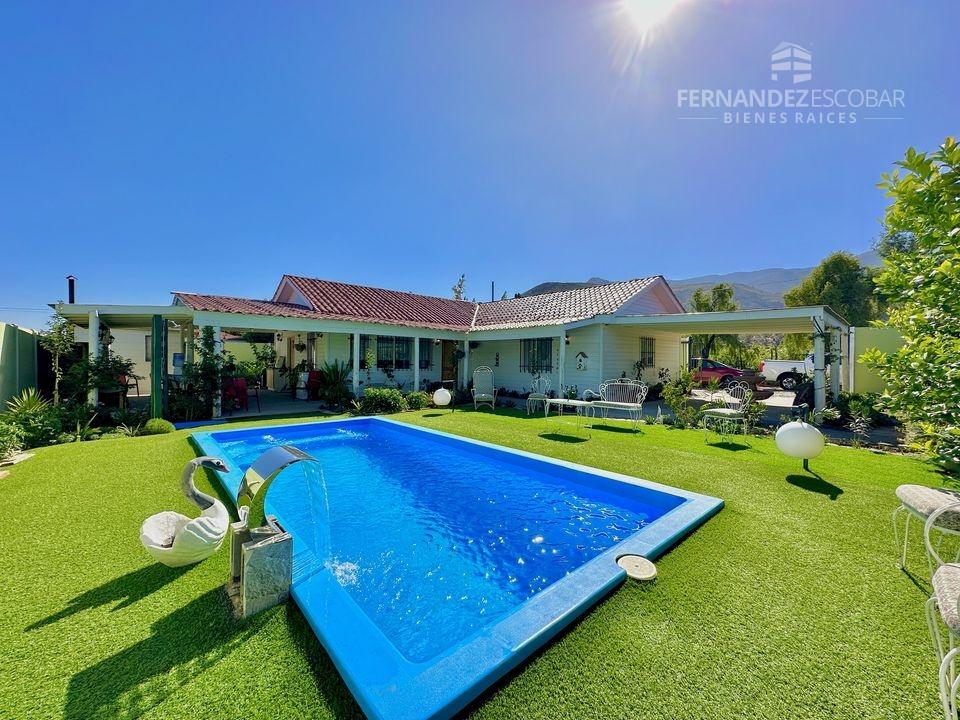 PUTAENDO - VENDE CASA 3D 2B 4E CON PISCINA