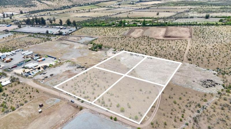 LOS ANDES - VENTA 4 TERRENOS DE 5.000m2 - PUERTO TERRESTRE
