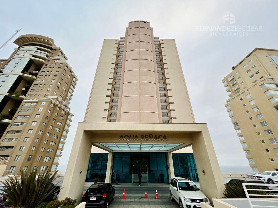 REÑACA - ARRIENDO DEPTO AMOBLADO 3D 2B - EDIFICIO AQUA REÑACA